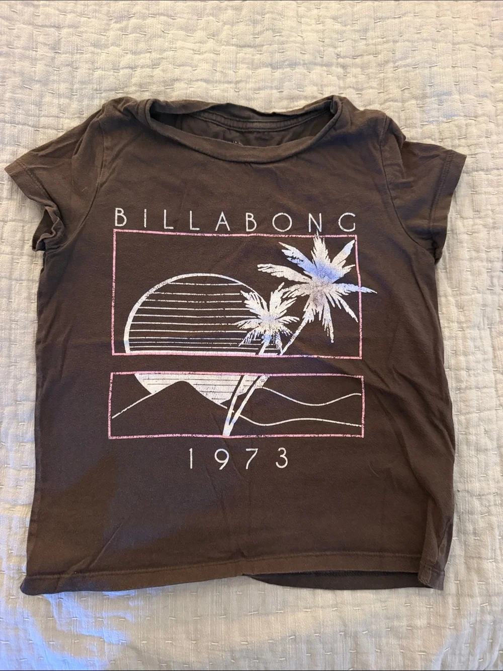 Billabong Kids' Short-Sleeve Tee with Palm Graphic